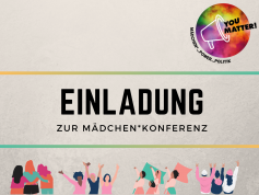 Einladung zur Mädchen*konferenz vom 01.07.-03.07.2022
